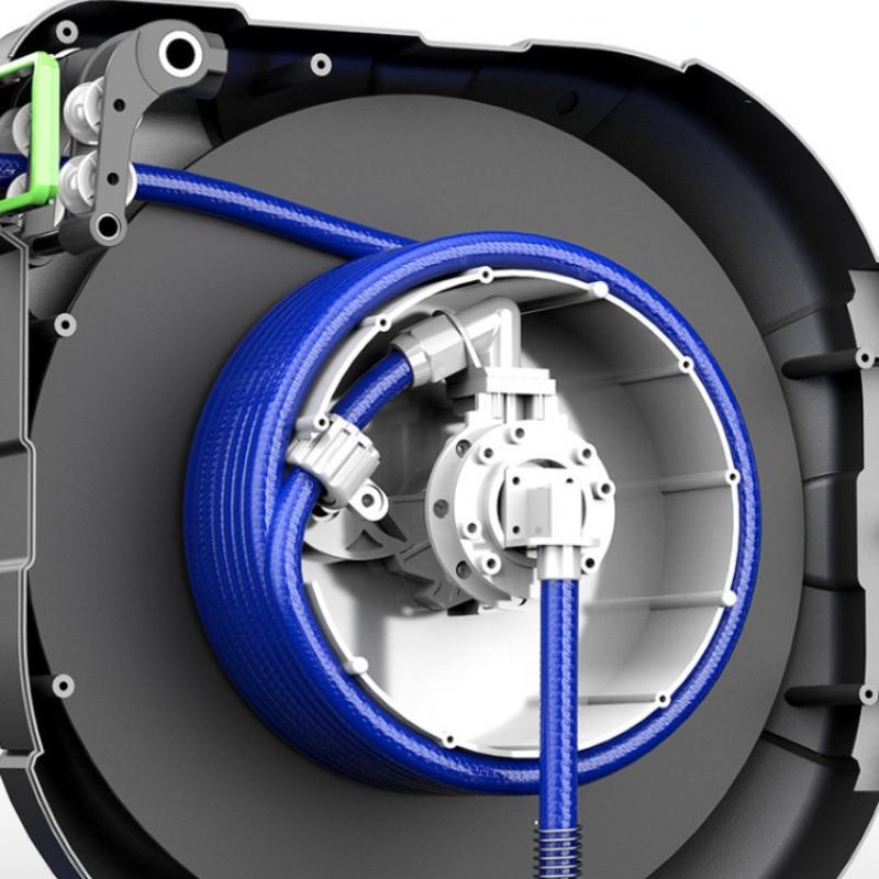 Automobile Repair And Beauty Tool Automatic retractable Hose Pipe Reel Wall Mounted Air Drum Tube Winding Device