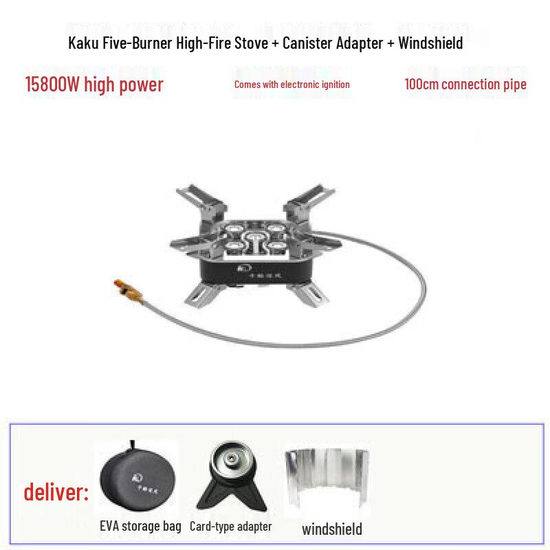 ZISIZ Portable High Power Camping Gas Stove