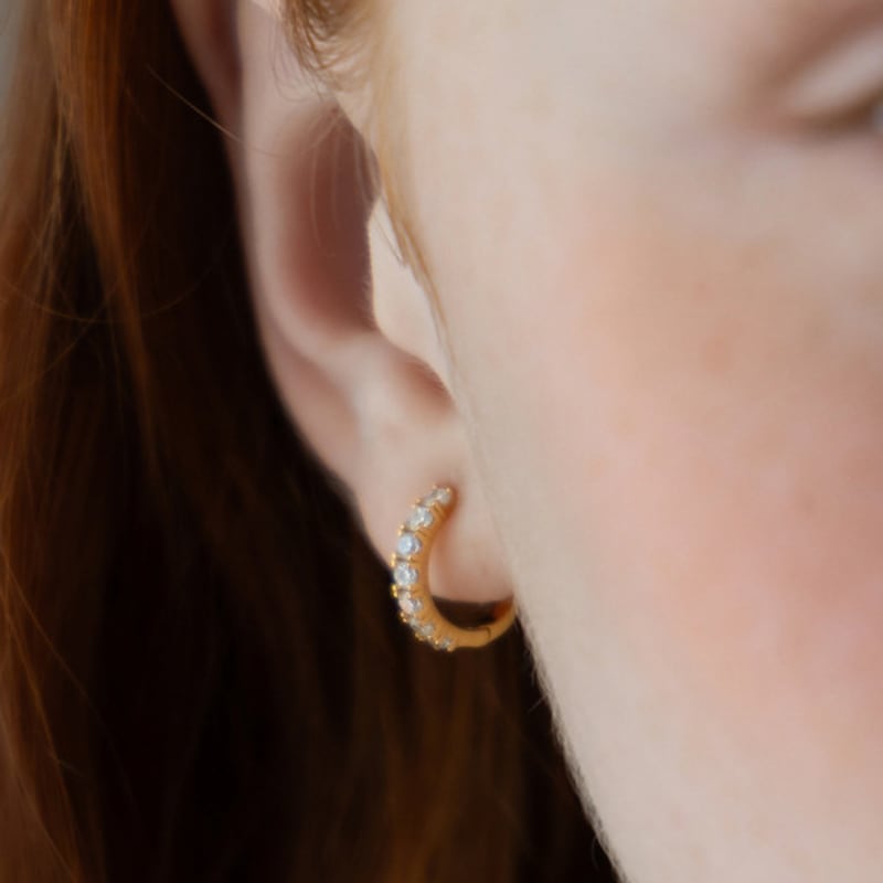 Tatiana (925 Silver) Daily Shine Hoop Earrings EC3224