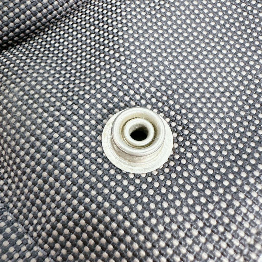 HERMES Her Line Tote MM Tote Bag Hand Bag canvas gray Used