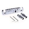 Wilkinson GTB Adjustable Wraparound Bridge/Tailpiece for Les Paul-Style Electric Guitars, Chrome