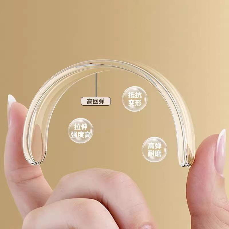 Thickened Silicone Transparent and Seamless Anti-collision Strips for Door Handles and Refrigerator Cabinet Doors