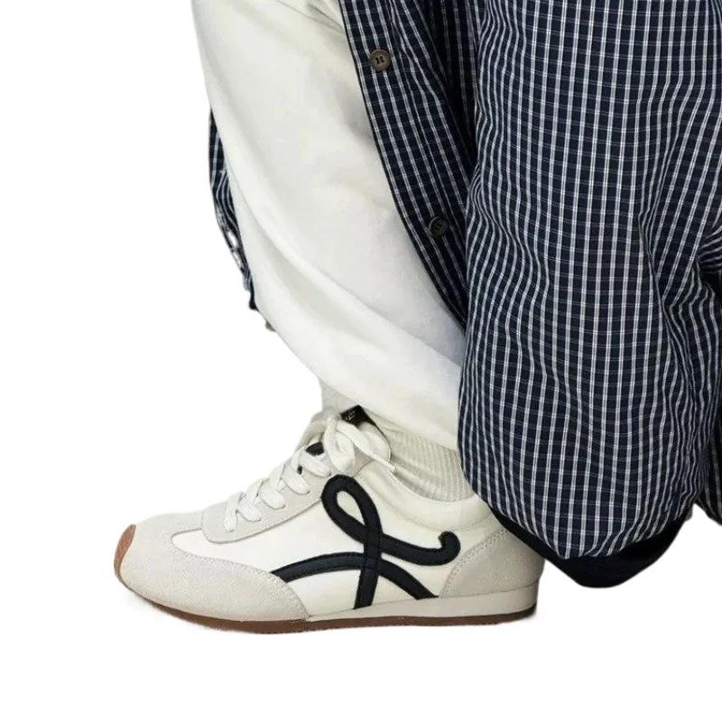 2025 Brand Ladies Shoes Front Lace-up Women's Vulcanize Shoes Casual Comfortable Sewing Breathable Sneakerszapatos Mujer