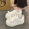 Milk Huhu thick soles 22 spring new Korean sports and leisure board shoes ugly cute big head bread shoes