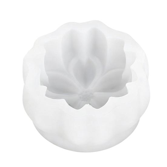 Sakura Flower Rice Cake Silicone Mold Non-Stick Flower Shape Mold for Mooncake Mung Bean A