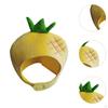 Pineapple Hats Decorations Plush Hat for Birthday Holiday Party Masquerade Girls