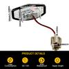 2pcs 6000K LED License Number Plate Light White For 2013-2015 9th Gen Honda Civic Sedan (not for DX model) Pilot 2003-2008