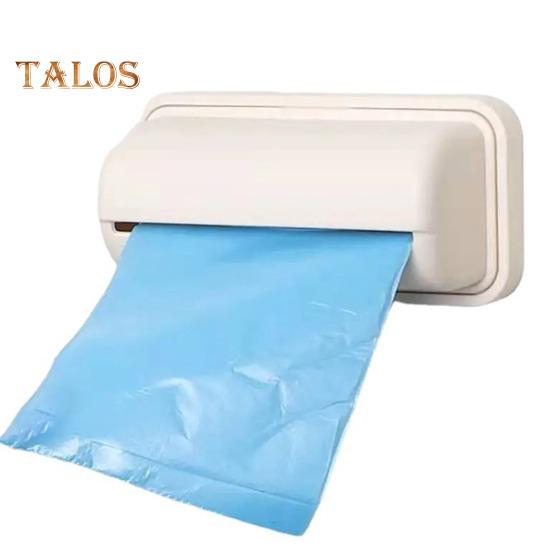 Garbage Bag Storage Box Dispenser Compact Design Quick Access Easy Installation Kitchen Bathroom Trash Bag Holder Dispenser