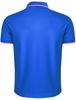 BISIL POL Men's Dri-Fit Polo Shirt with One Chest Pocket, Short Sleeve, Blue, XXL