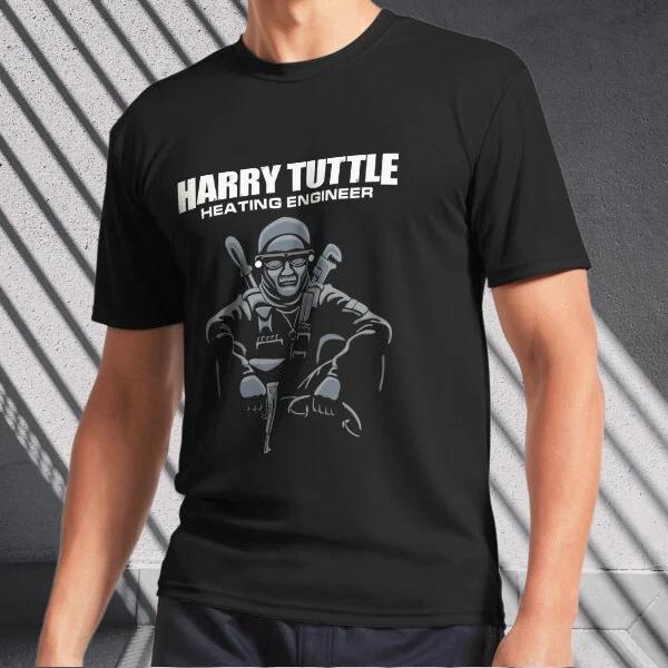 Men s and Women s T-shirts Harry Tuttle Heating Engineer M