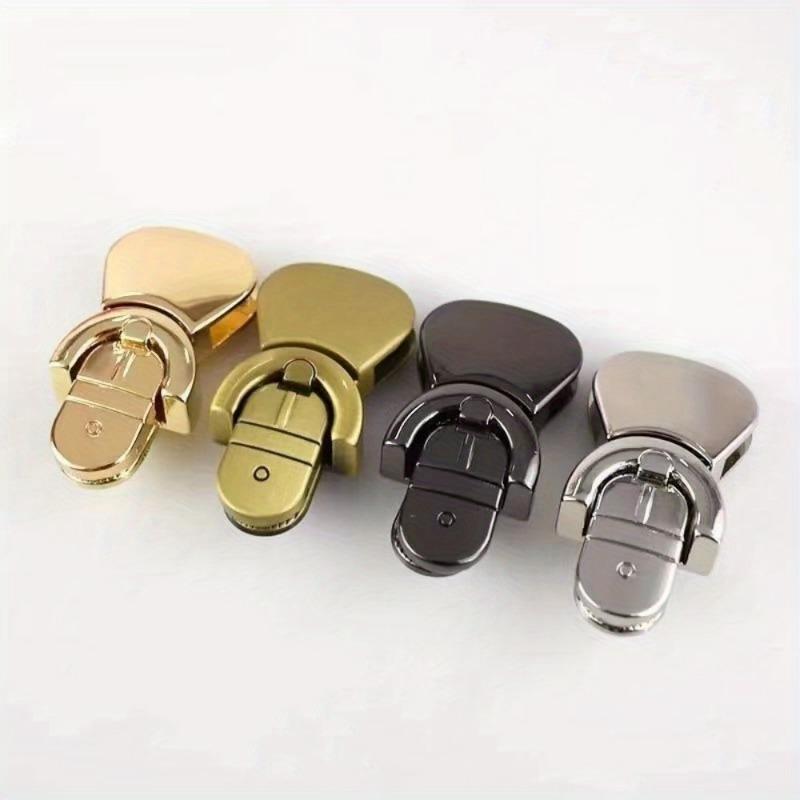 1PC Metal Bag Tongue Lock Clasp Push Lock Closure Catch Buckles Leather Craft Women Bag Purse Handbag Accessories