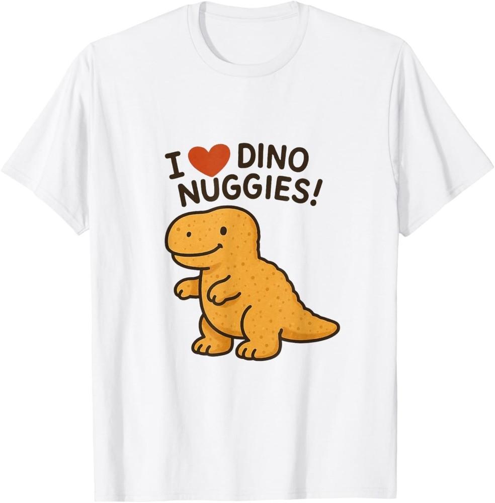 I Love Dinosaur Dino Nuggets T-Shirt 2XL