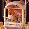 DIY Doll Machine Kids Coin Operated Play Game Mini Claw Catch Toy Crane Machines Music Doll Children Xmas Gifts Toys