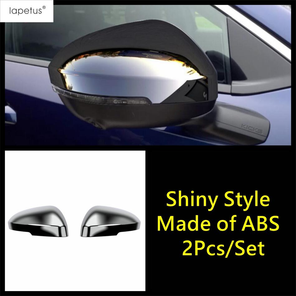 For Nissan Kicks 2025 2026 Rearview Mirror Protection Cap Case Cover Trim ABS Chrome / Black / Carbon Fiber Accessories Exterior