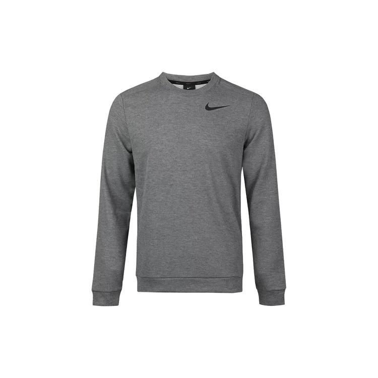 Nike DRI-FIT Quick Dry Round Neck Pullover Gray Men s CU6796-071 L