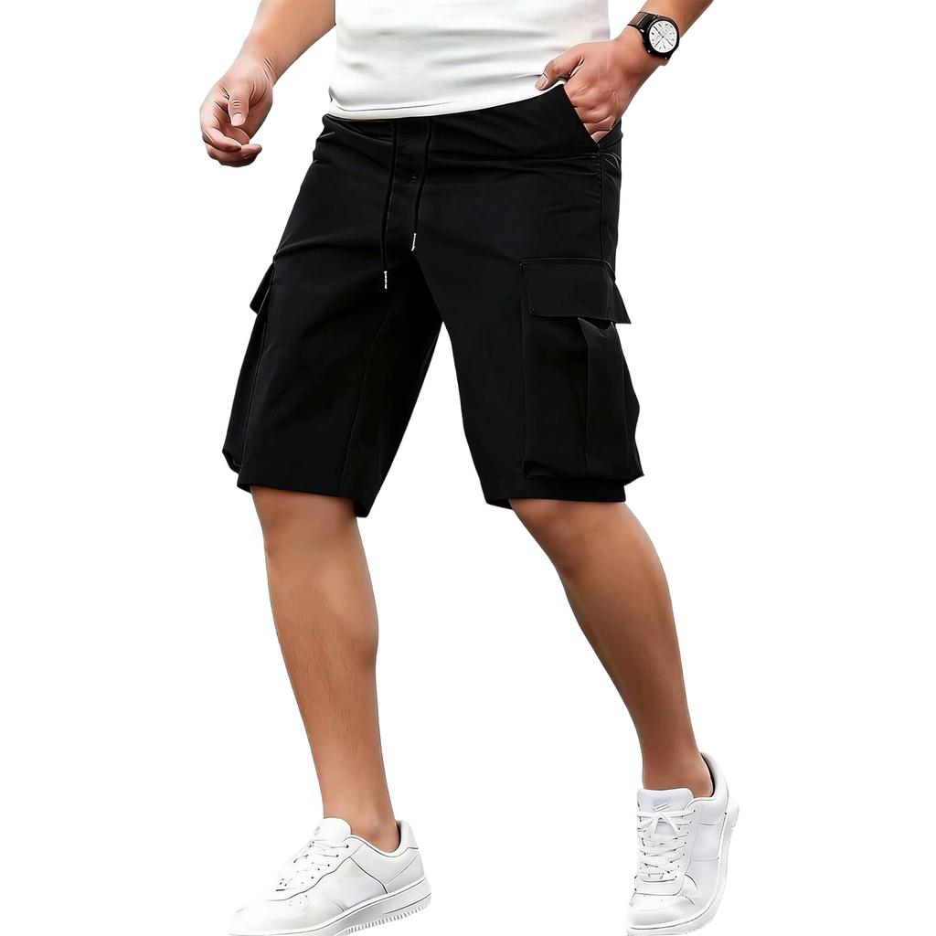 Herren Gerade geschnittene Arbeitsjeans Mehrere Taschen Fünf-Taschen-Hose
