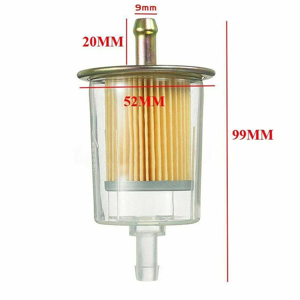 1pcs Gasoline Filter Diesel Extra Larger Fuel Filter Common RV Inline Fuel Lines For Motorcycles Cars Garden Tools Scooters