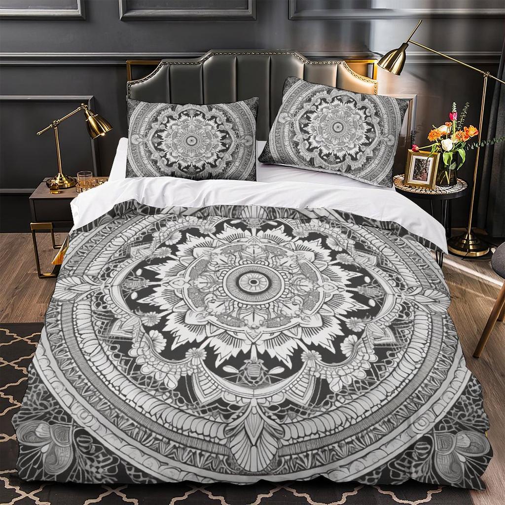 3D Digital Printing Bedding Two Or Three-Piece Set Bohemian Series Polyester