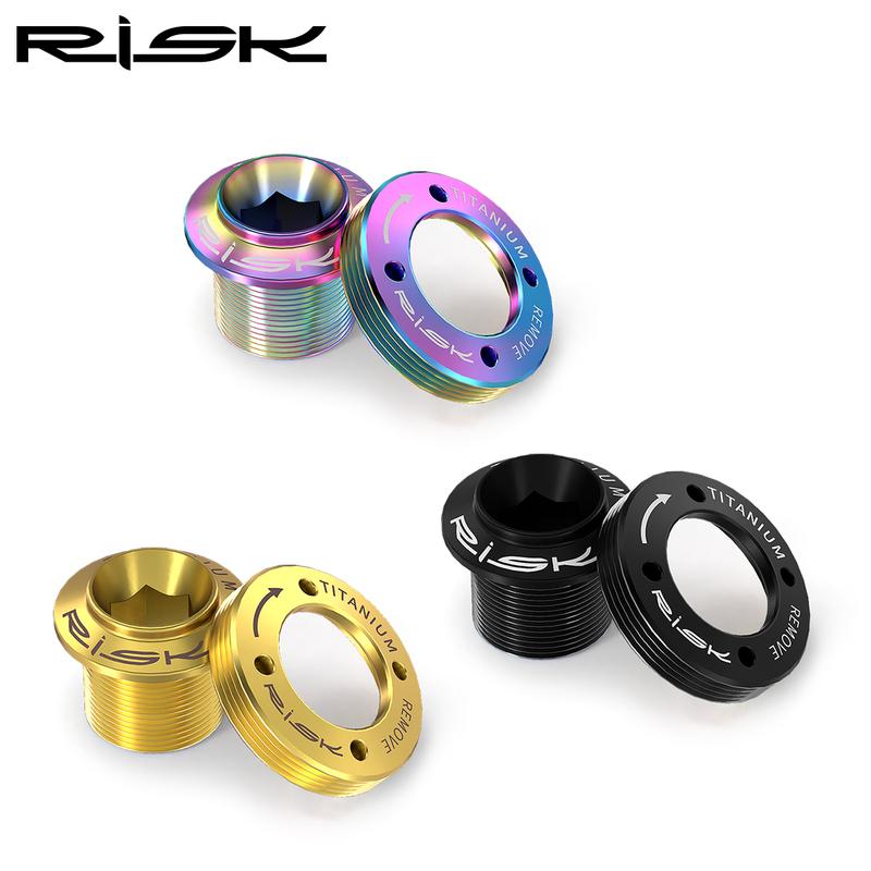 RISK DUB Crank Cover Screw Titanium Alloy Mountain Road Bicycle Crank Cover Screw DUB Disc Cover For Red Force Crank Screw