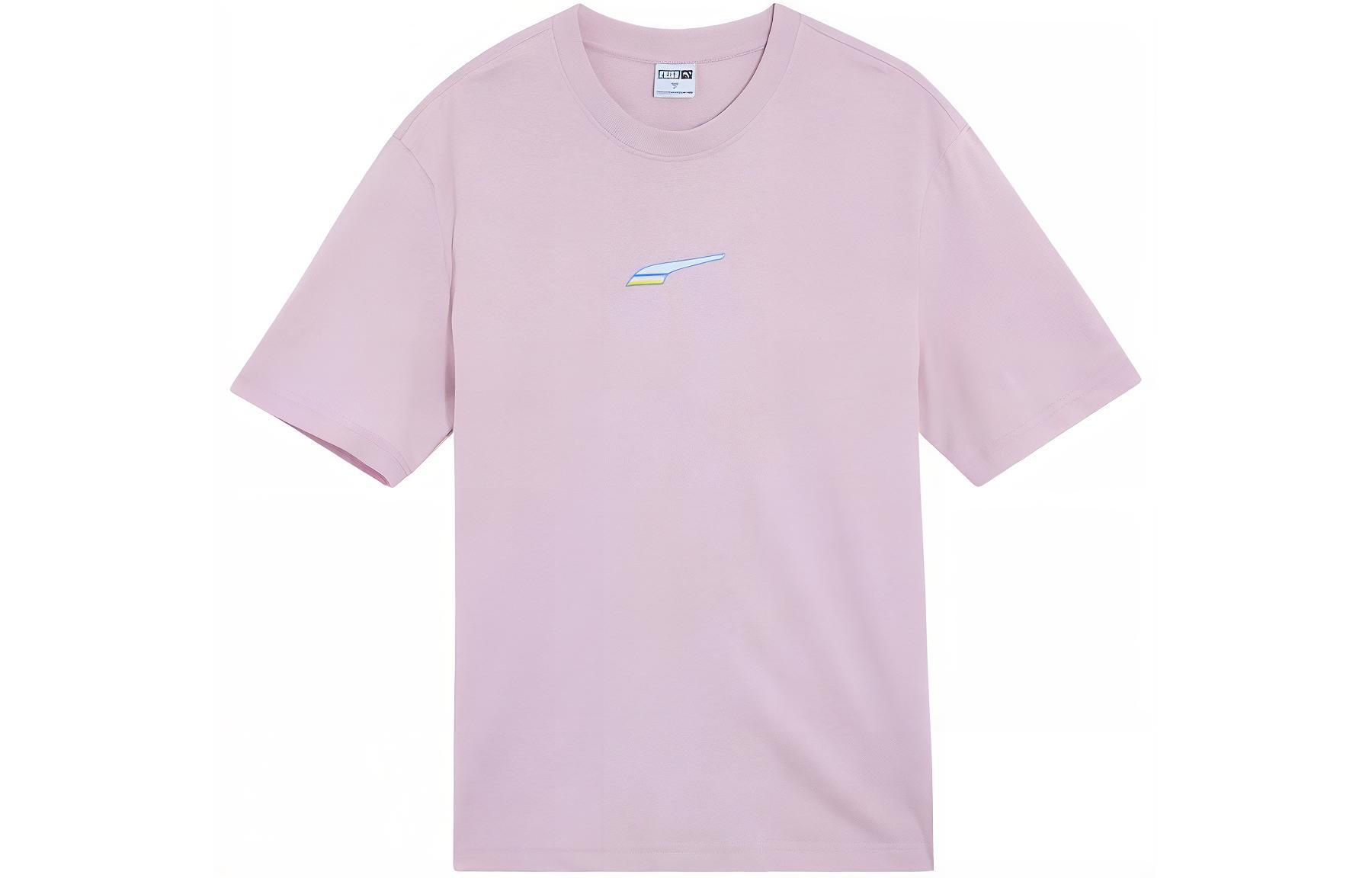 PUMA T Shirt Unisex Light Purple 630112-60 M