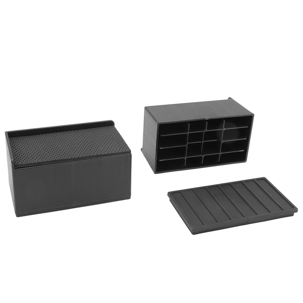 L-formade rektangulära möbelhöjare Gummi Stapelbara Soffhöjare för Bord Soffa Stol Säng