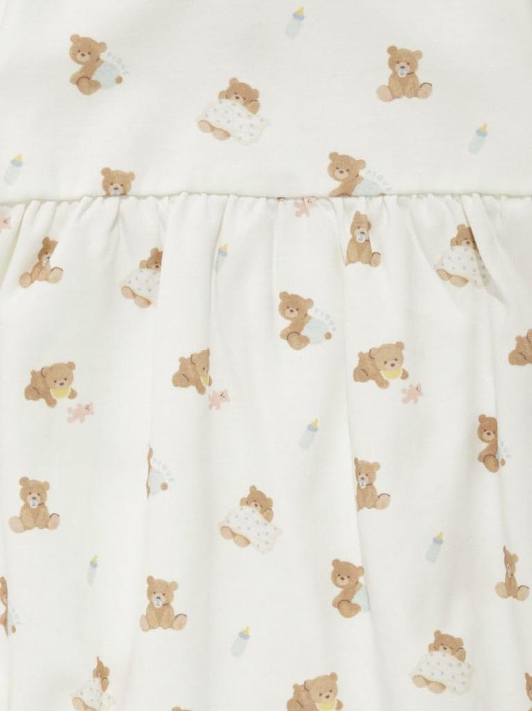 Gelato Pique BABY Baby Bear Romper PBCO259153 OWHT 80