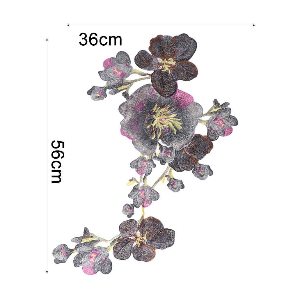Craft Trim Lace Flower Neckline Clothes Patch Dress Applique Embroidered Collar