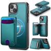 JEEHOOD J10 Flip Card Bag MagSafe Split RFID Leather Phone Case