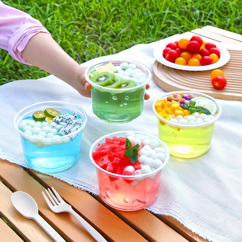 Disposable Round Food Containers with Lids