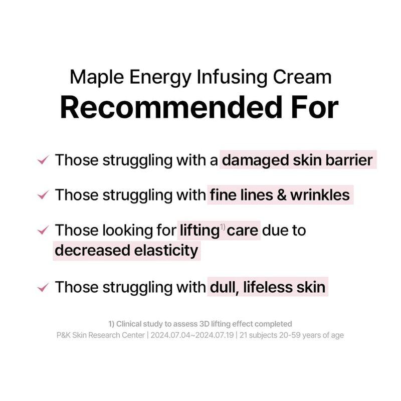 dear, klairs Maple Energy Infusing Cream