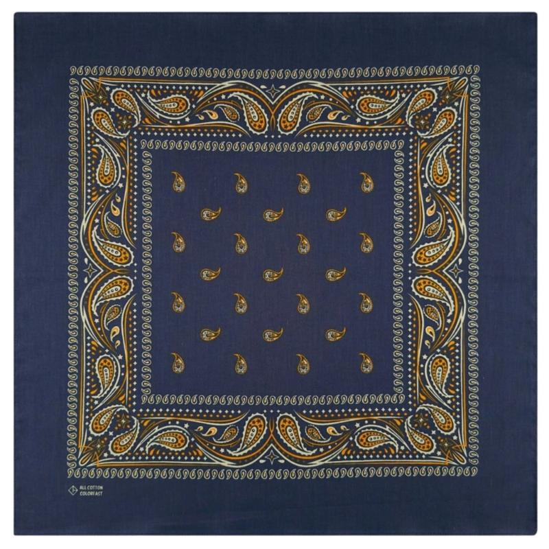 55x55cm Print Bandana Western Pattern Bandanas Fashion Neck Scarf Street Dance Headscarf Head Wrap Hiphop Head Covering