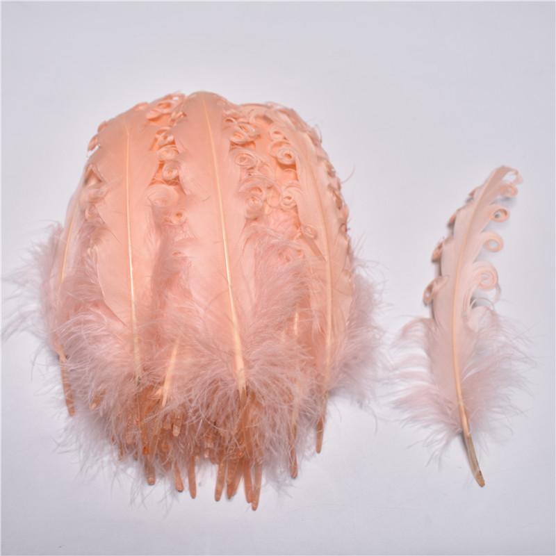 20/100pcs Colorful Curly Goose Feathers for Craftsdiy Jewelry Making Christmas Wedding Centerpiece Hat Plumas Decorativas13-18cm