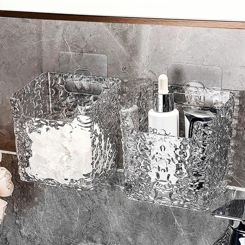 Facial Cleansing Tissue Container Elegant See Through Tissue Box for Bedroom Living Room Kitchen