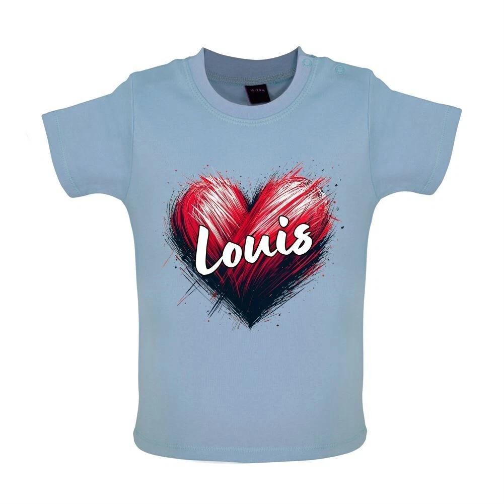 Love Heart Lous -Baby Kids Boys Girls Unisex T-Shirt / Romper Tees Top- Tomlinson Music Musicians Band Tour 140