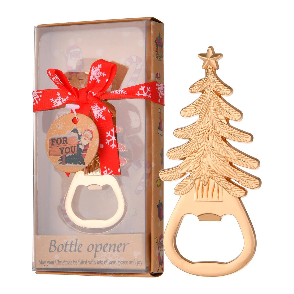 Christmas Bottle Opener Christmas Gift Snowman Christmas Tree Snowflakes Bottle Opener Xmas Party Gift Decoration 2026
