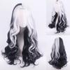 Black and White Cruella de Vil 101 Dalmatians Cosplay Wig
