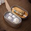 Luxury Portable Travel Tea Set (1 Pot, 3 Cups)