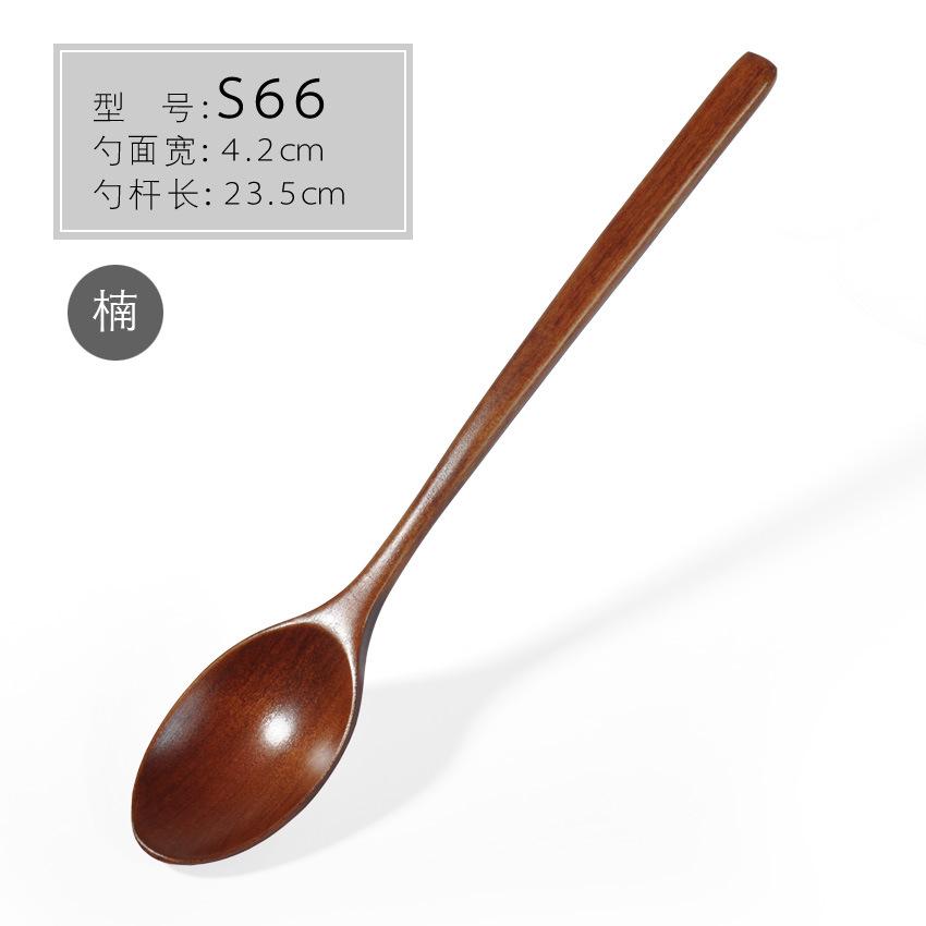 1pc Wooden Spoon Tableware Kitchen Cooking Utensil Tools Soup Tea Spoon Catering Cooking Tool Coffee Soup Teaspoon Honey Spoon