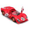 Bburago 1/24 Scale Ferrari 330 P4 Daytona Red / Diecast Model Car, Finished Model 18-26310