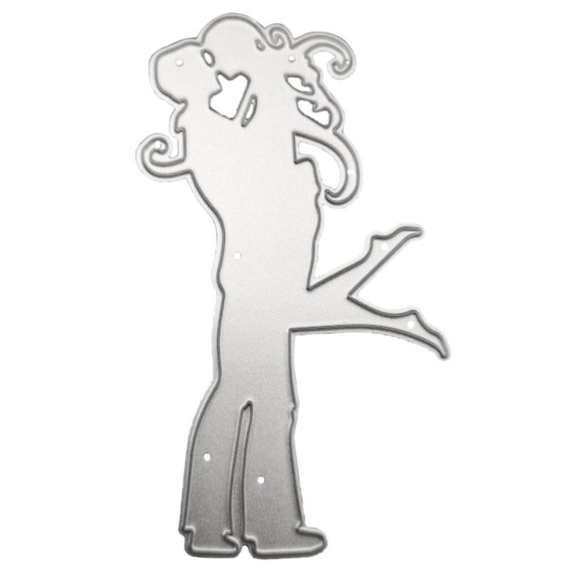 

Couple Hug Metal Cutting Dies DIY Craft Carbon Steel Embossing Template Stencil Scrapbooking for Card Die Cuts Mold 1