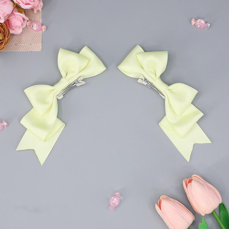 Kawaii Handmade Bow Hairclip Anime Lolita Xmas Hairpin Cosplay Halloween Headdress JK Uniform Hair Accessory Chiristmas Gifts