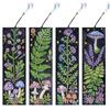 4Pcs DIY Irregular Shaped Diamonds Diamond Art Bookmark for DIY Making Beginners Adult Art Craft Supplies Handmade Birthday Gift