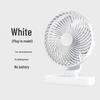 2025 Portable Silent Desktop Fan for Students with Free Rotation and Rechargeable Battery