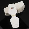 100Pcs/Pack Necklace Display Merchandise Price Blank Jewelry Card Rectangular Packaging Card DIY Paper Price Label Tags Earrings