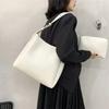 Fashion Leather Tote Bag for Women  Trends Female Simple Large High Capacity Shoulder Side Bag Handbags and Purses Women Bag