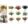 Artificial Eucalyptuses Leaves Green Fake Plant Branch for Christmas Wedding Party Home Garden Decor DIY Wreath Flowers