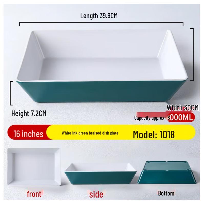 Melamine Rectangular Deli Serving Tray