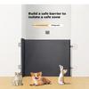 Safety Pet Mesh Fence Cat Gate Retractable Safety Gates For Pets No Drilling Barrier Childproofing For Small Medium Large Breeds