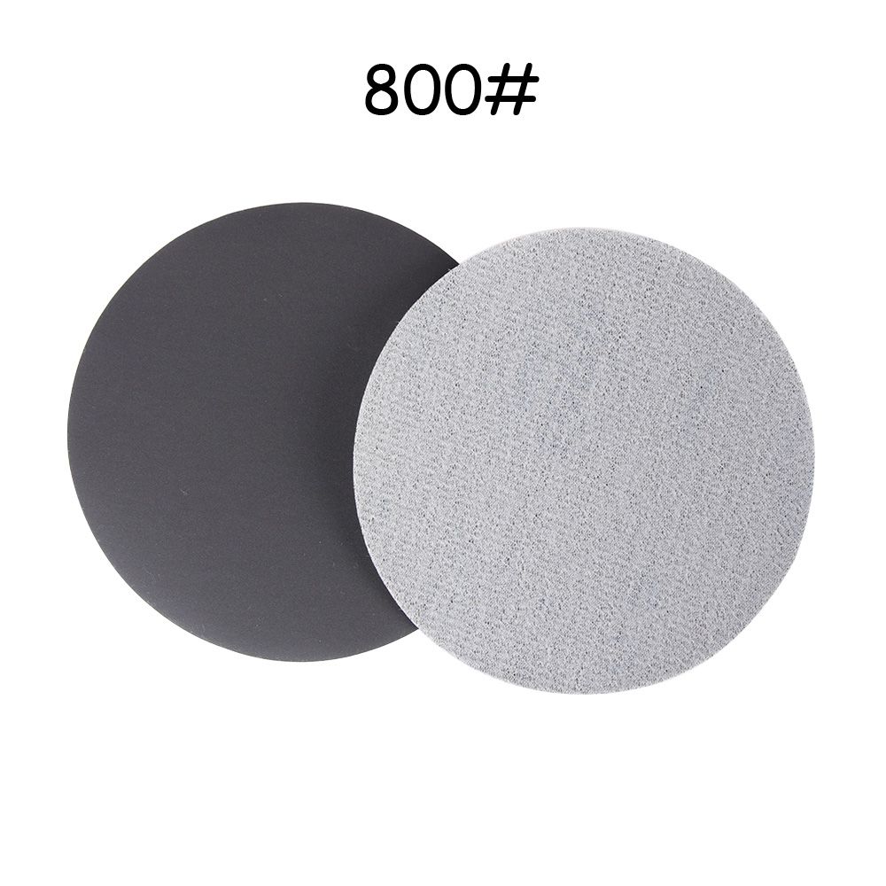 5/10/20Pcs Abrasive With Loop Wet or Dry Sandpaper Pads Sanding Disc 60 - 10000 Grit 5'' 125mm