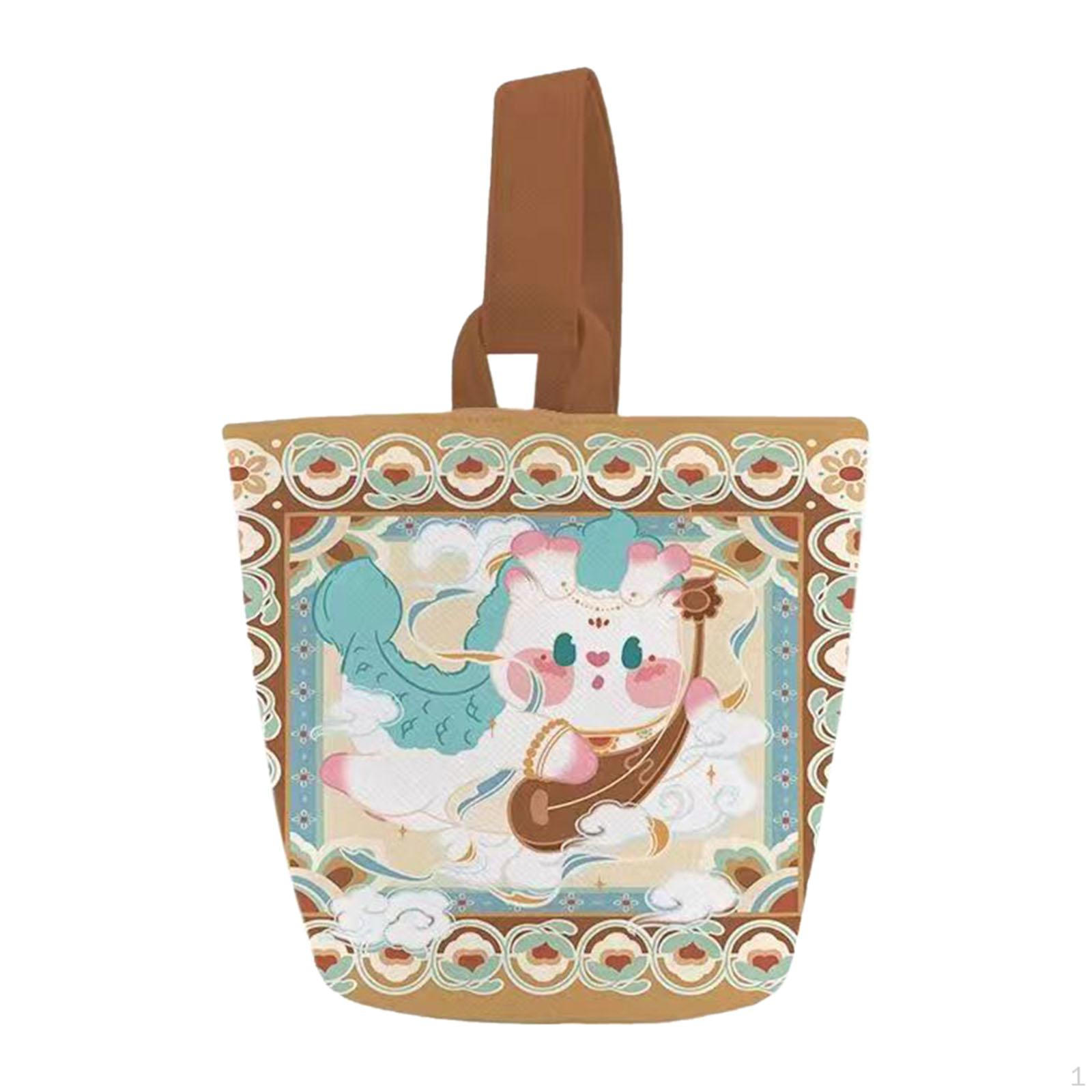 

Сумка Dragon Canvas Bag для продуктов, прочная и легкая, многоразовая женская сумка, верхняя ручка Style B